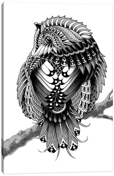 Chickadee Canvas Art Print - Bioworkz