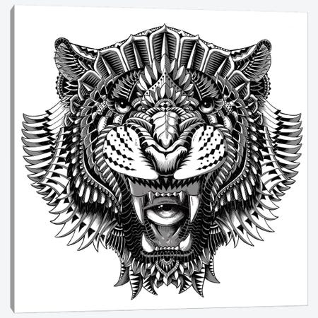 Eye of the Tiger Canvas Print #BWZ50} by Bioworkz Canvas Wall Art