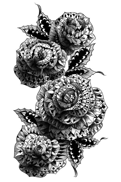 Four Roses by Bioworkz wall art