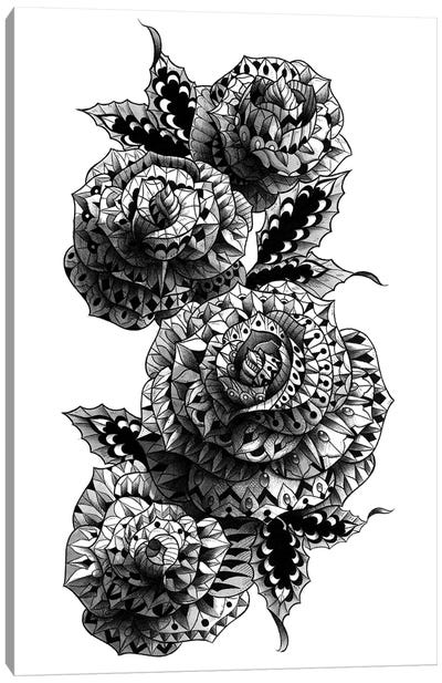 Four Roses Canvas Art Print - Bioworkz