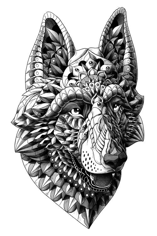 German Shepherd by Bioworkz wall art