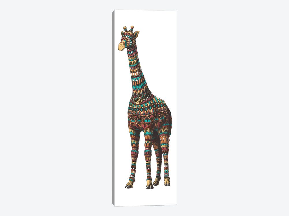 Ornate Giraffe In Color II by Bioworkz 1-piece Canvas Artwork
