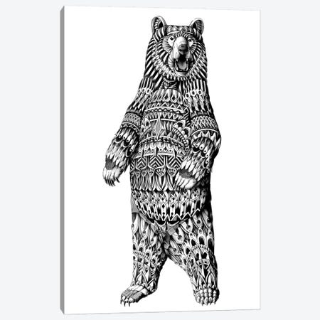 Ornate Grizzly Bear Canvas Print #BWZ82} by Bioworkz Canvas Art Print