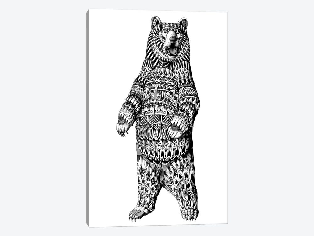 Ornate Grizzly Bear by Bioworkz 1-piece Canvas Art Print