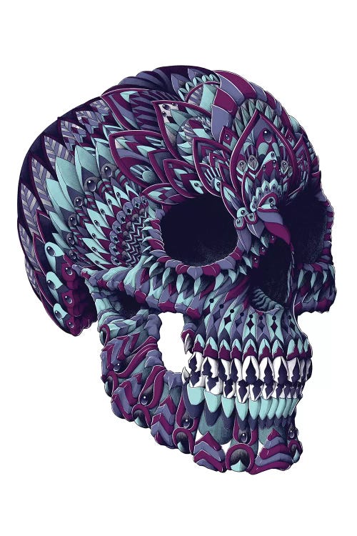 Ornate Skull In Color III