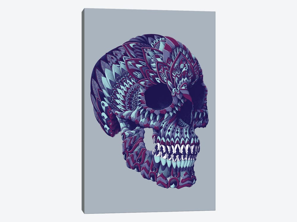 Ornate Skull In Color IV by Bioworkz 1-piece Art Print