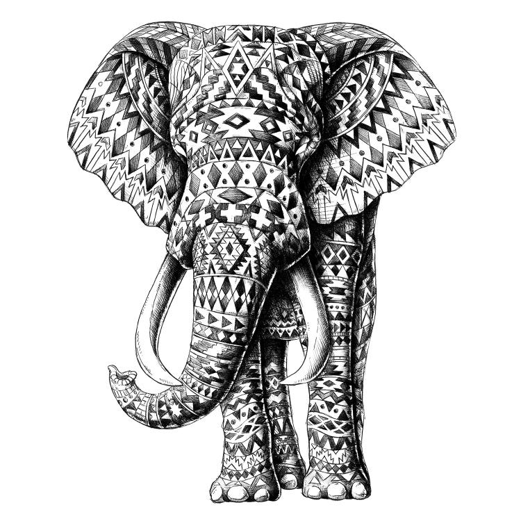 Ornate Tribal Elephant