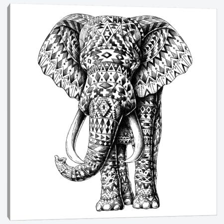 Ornate Tribal Elephant Canvas Print #BWZ94} by Bioworkz Canvas Print