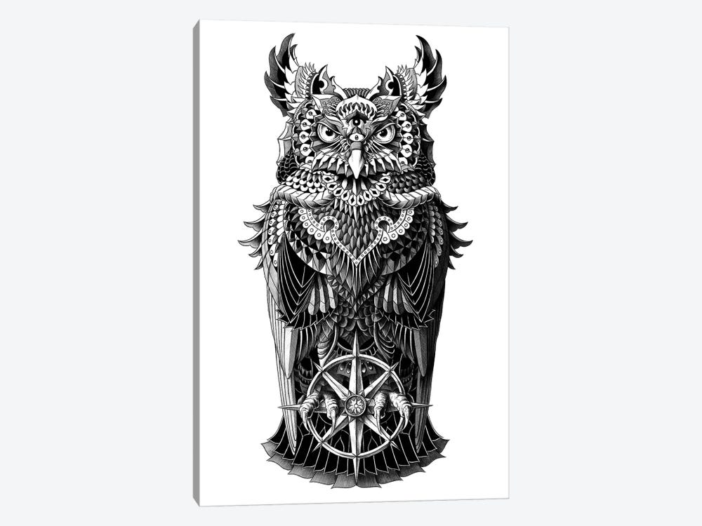 Grand Horned Owl by Bioworkz 1-piece Canvas Art