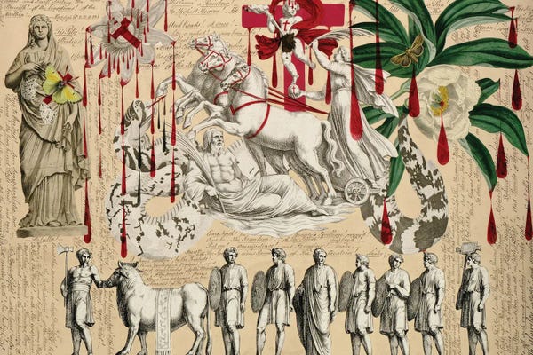 Blood Collage X