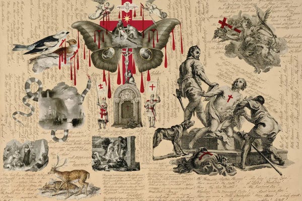 Blood Collage XIV