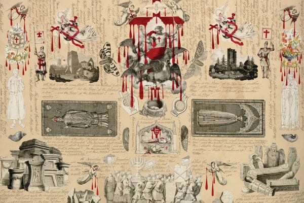 Blood Collage XIX