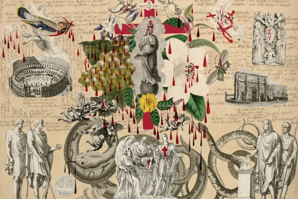 Blood Collage XXXI