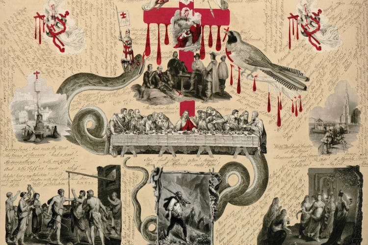 Blood Collage XXXIII