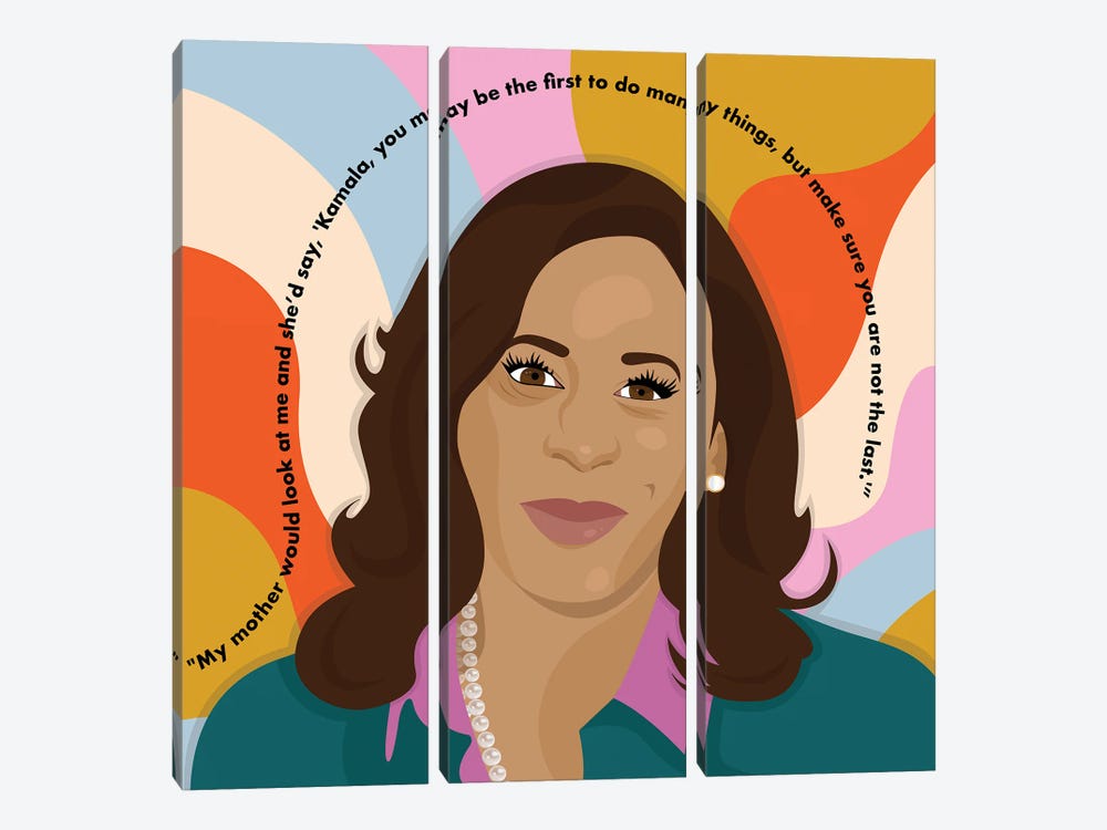 Her Story by Bee Harris 3-piece Canvas Wall Art
