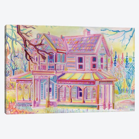 Abandoned Ranch House Canvas Print #BYJ8} by Josh Byer Art Print