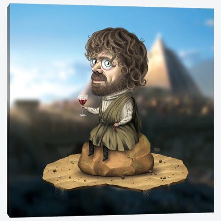 Lil' Tyrion - Game Of Thrones Canvas Print #BYK21} by Gülce Baycık Canvas Print