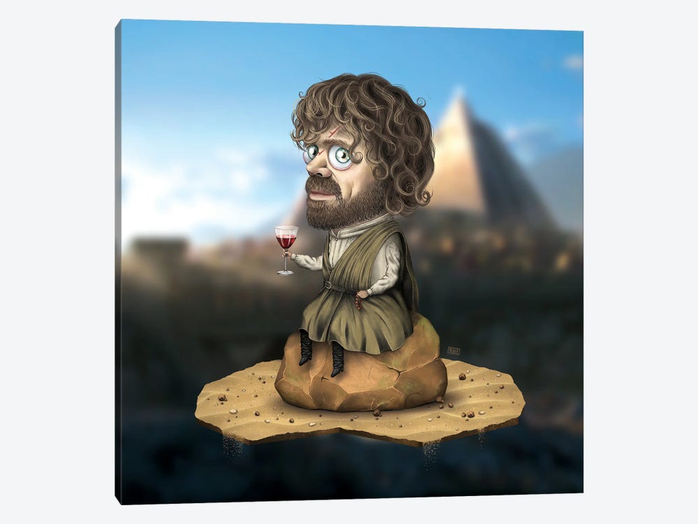 Lil' Tyrion - Game Of Thrones by Gülce Baycık 1-piece Canvas Print