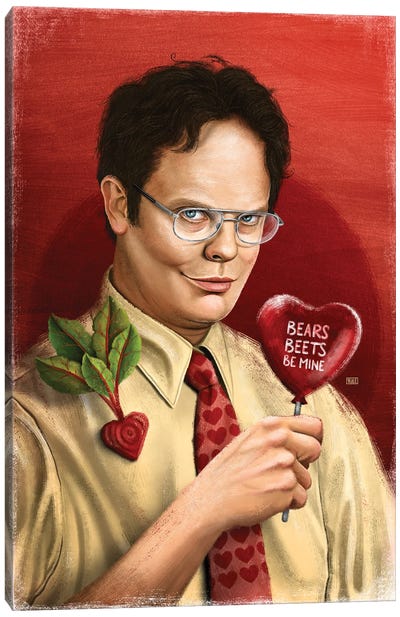 Dwight Schrute - The Office Canvas Art Print - The Office