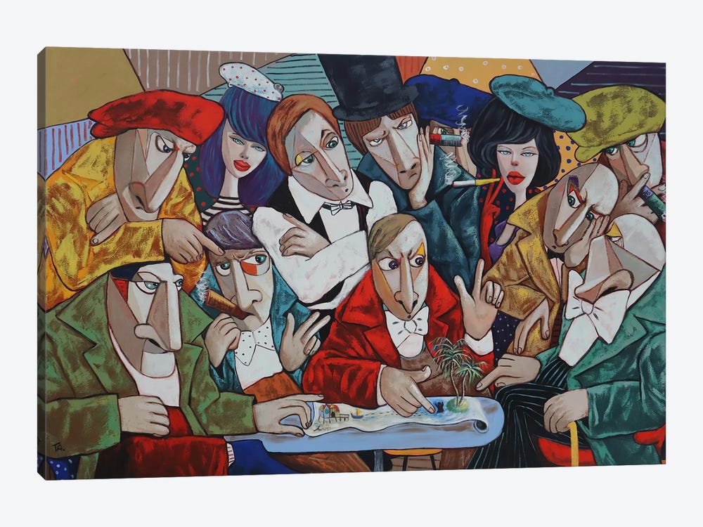 Plotting Of The Conspirators by Ta Byrne 1-piece Canvas Art