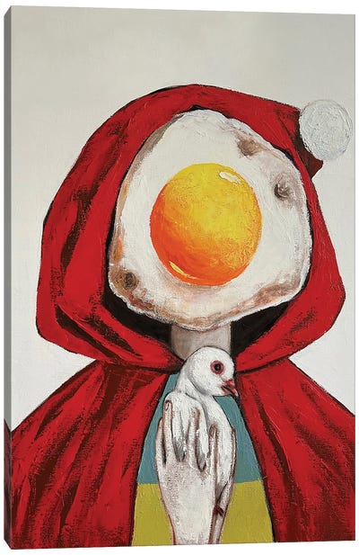 Peace Canvas Art Print - Egg Art