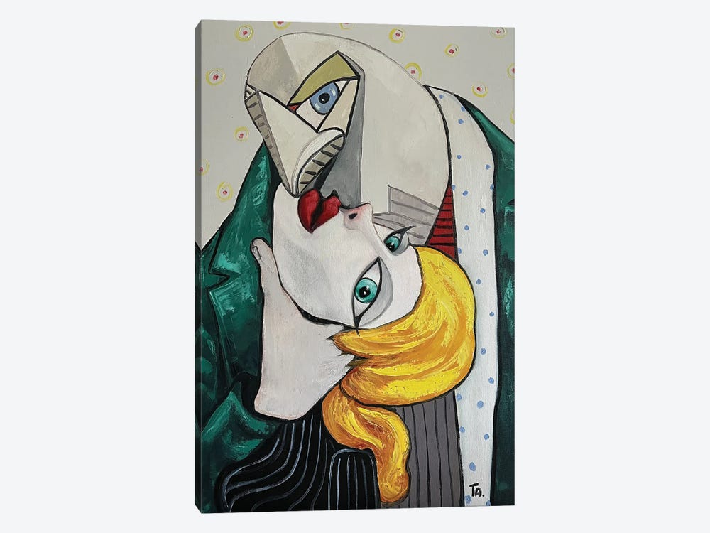 A Passionate Embrace by Ta Byrne 1-piece Canvas Print