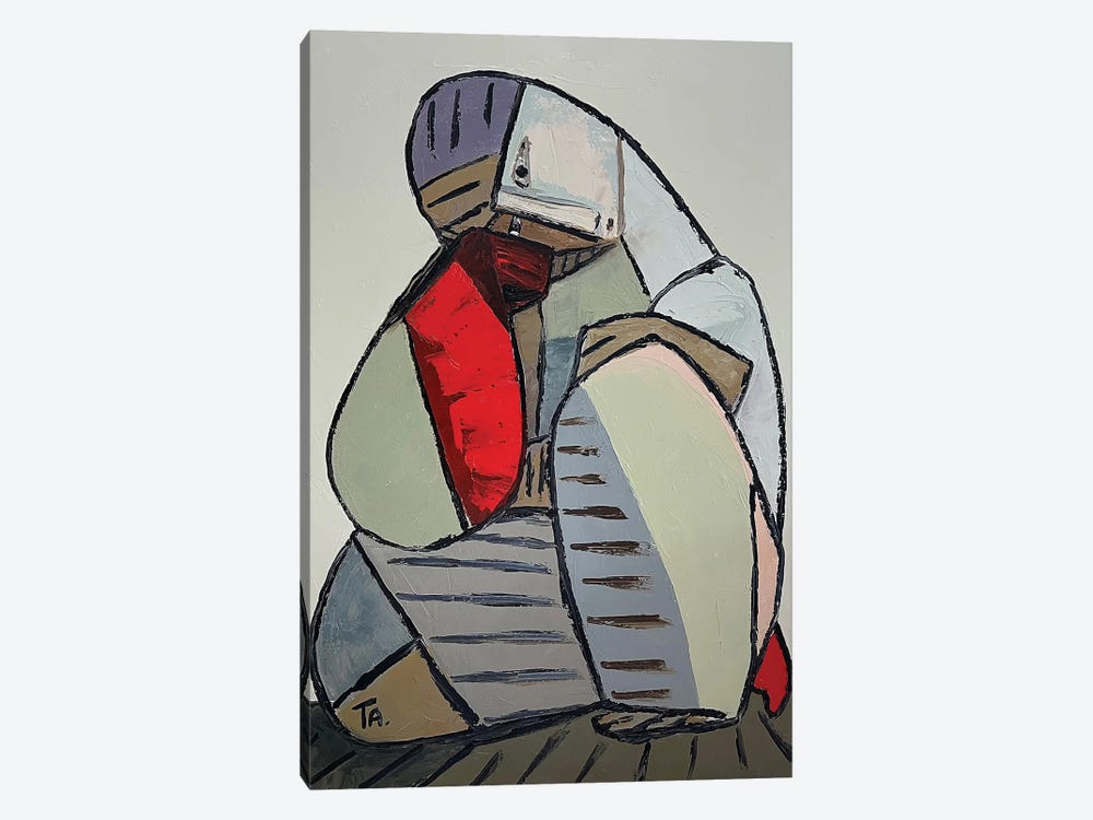 The Thinker by Ta Byrne 1-piece Canvas Print