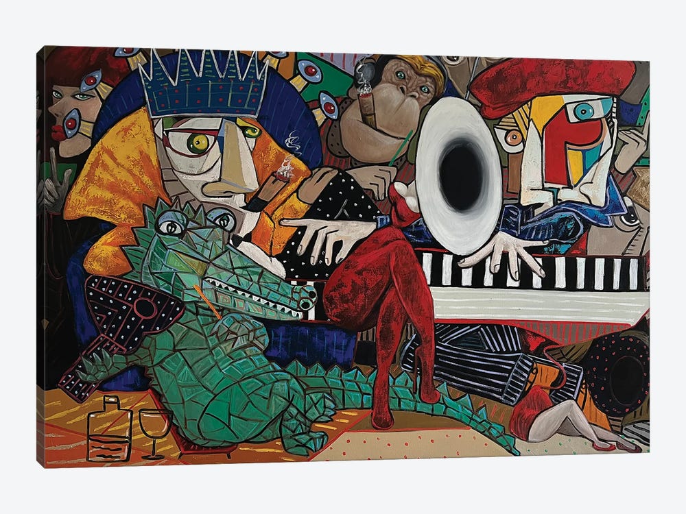 King Of Jazz by Ta Byrne 1-piece Art Print
