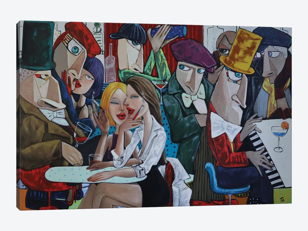 Harry's Bar by Ta Byrne 1-piece Canvas Artwork