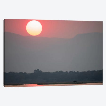 Magnificent Sunset, Zambezi River Canvas Print #BYO2} by Bill Young Canvas Artwork