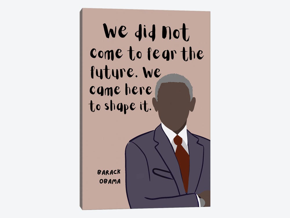 Obama Quote by BrainyPrintables 1-piece Canvas Print