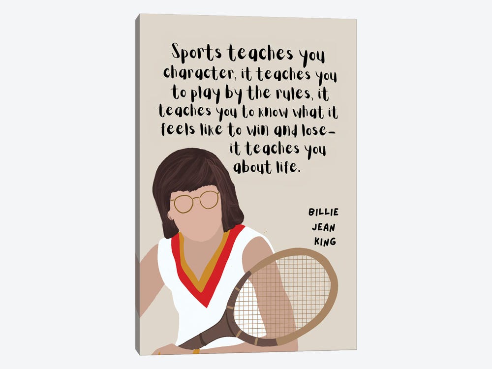 Jean King Quote by BrainyPrintables 1-piece Canvas Artwork