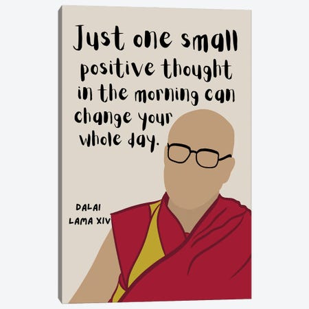 Dalai Lama XIV Quote Canvas Print #BYP24} by BrainyPrintables Canvas Print