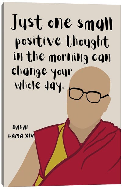 Dalai Lama XIV Quote Canvas Art Print - BrainyPrintables