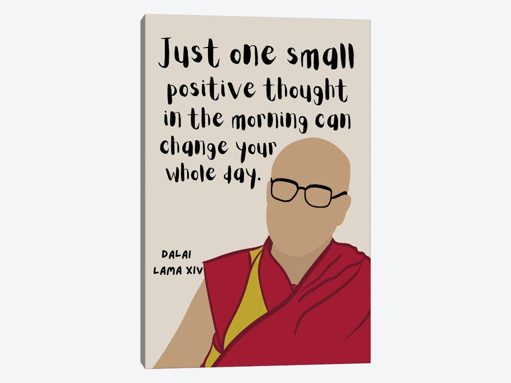 Dalai Lama XIV Quote by BrainyPrintables 1-piece Canvas Art