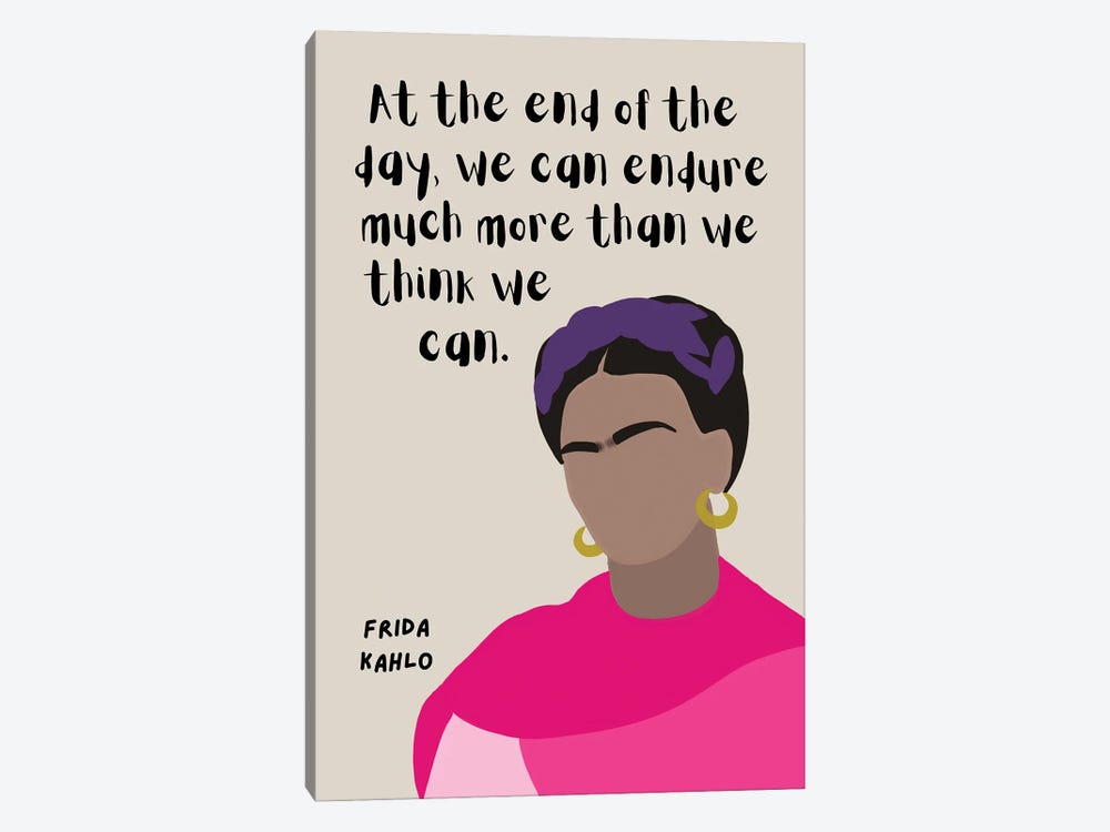 Frida Kahlo Quote by BrainyPrintables 1-piece Canvas Wall Art