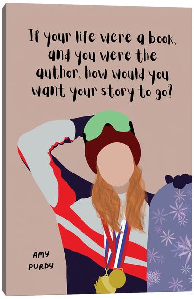 Amy Purdy Quote Canvas Art Print - BrainyPrintables