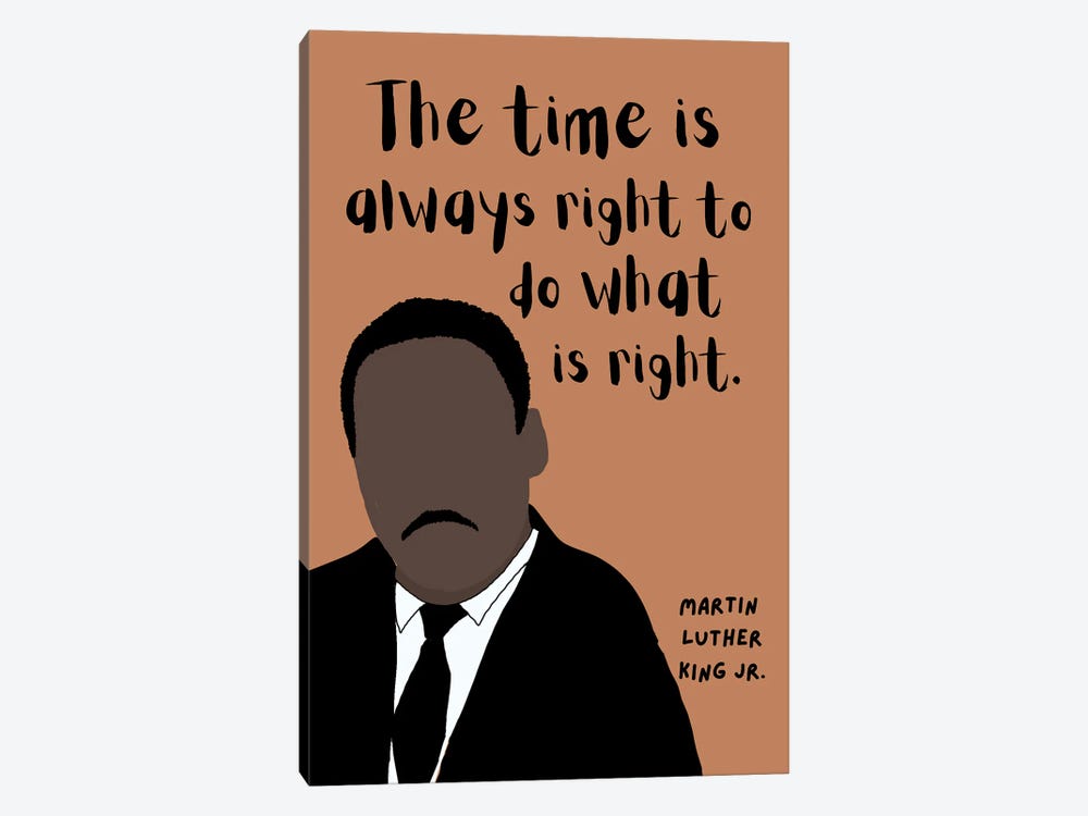 Martin Luther King Jr. Quote by BrainyPrintables 1-piece Canvas Artwork