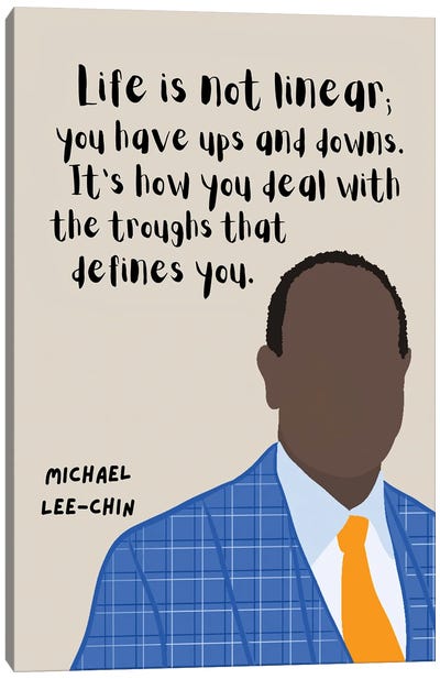 Michael Lee-Chin Quote Canvas Art Print