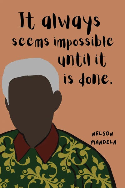 Barrier Breakers: Nelson Mandela Quote by BrainyPrintables