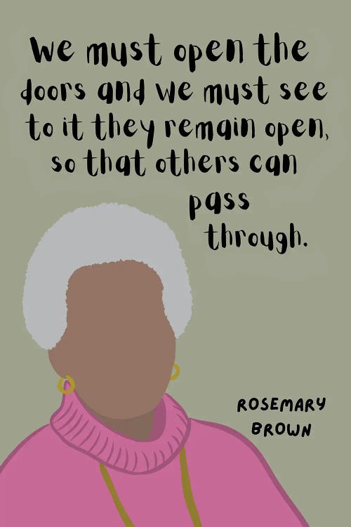 Rosemary Brown Quote