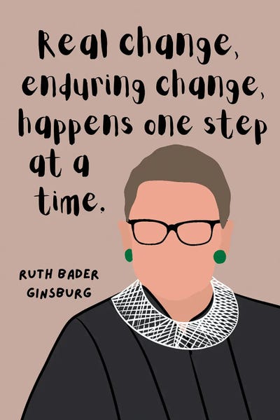 Limited Editions: Ruth Bader Ginsburg Quote by BrainyPrintables