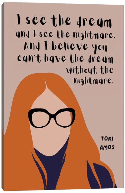 Tori Amos Quote Canvas Art Print - BrainyPrintables