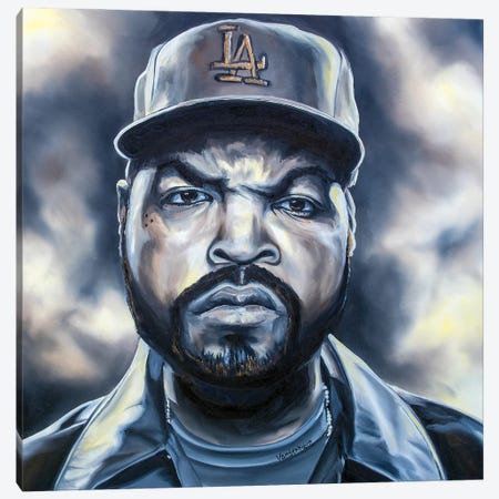 Do Ya Thang - Ice Cube Canvas Print #BYV13} by Bobby Vandenhoorn Canvas Art Print