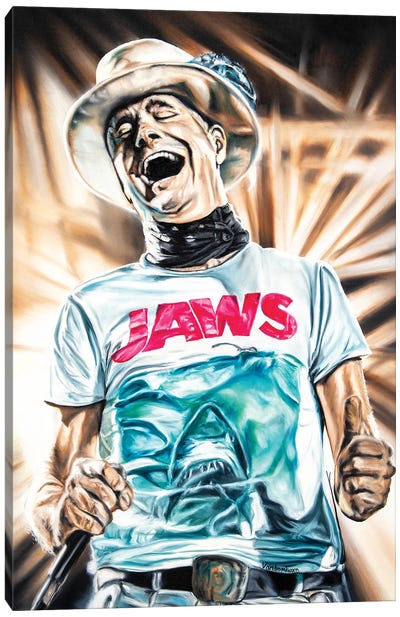 Downie Jaws Canvas Art Print - Bobby Vandenhoorn