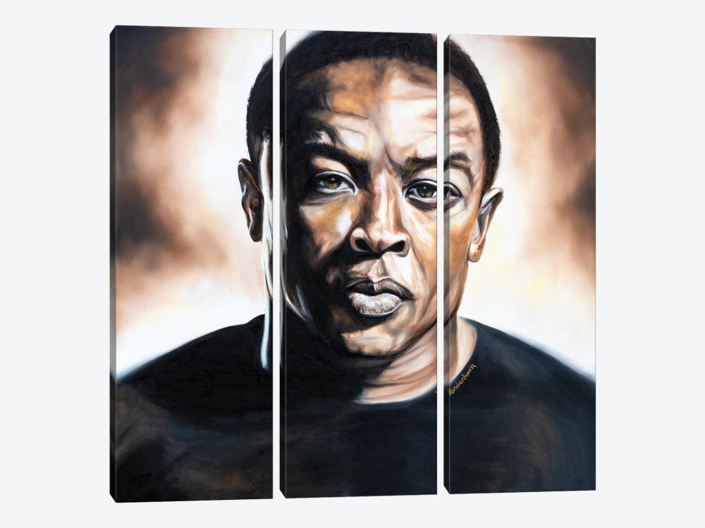 Dr-Dre by Bobby Vandenhoorn 3-piece Canvas Wall Art