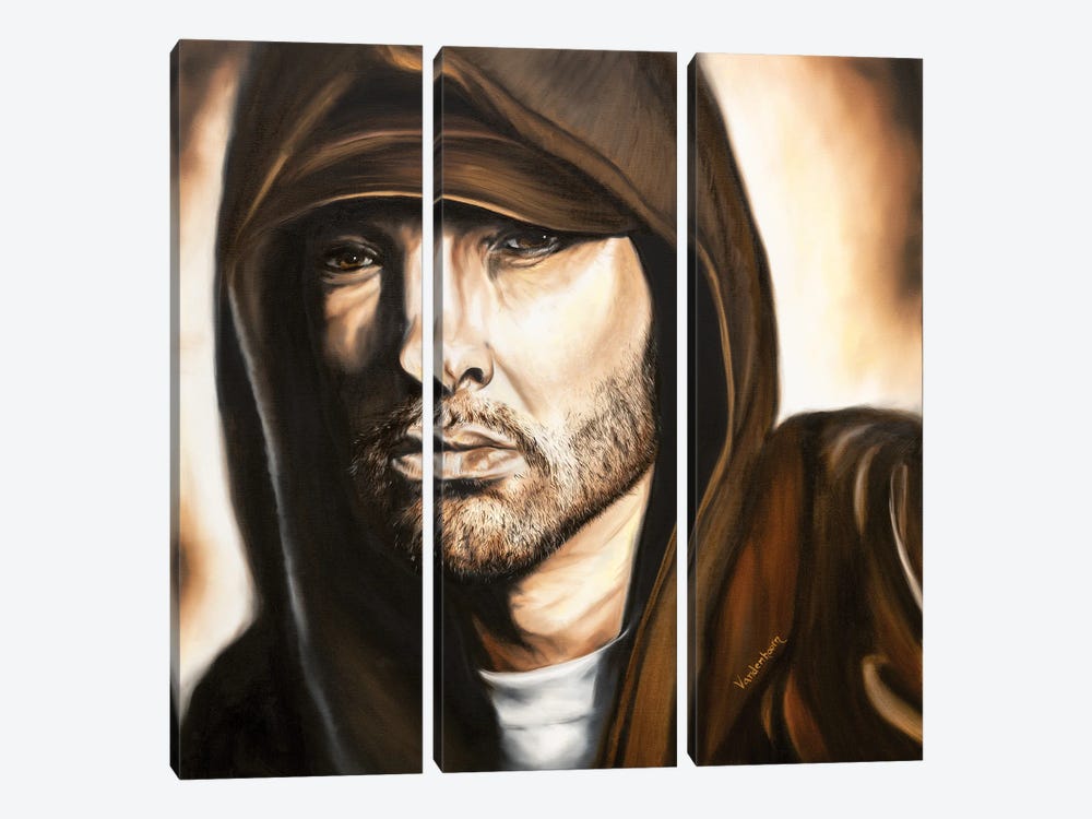 Eminem When Im Gone by Bobby Vandenhoorn 3-piece Canvas Wall Art