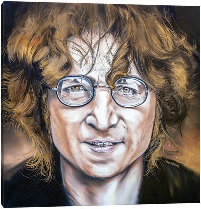 John Lennon Canvas Art Print - Bobby Vandenhoorn