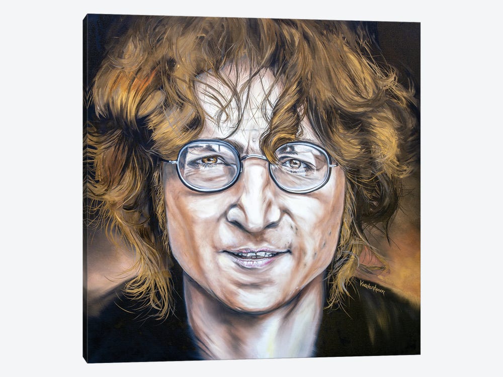 John Lennon by Bobby Vandenhoorn 1-piece Canvas Print