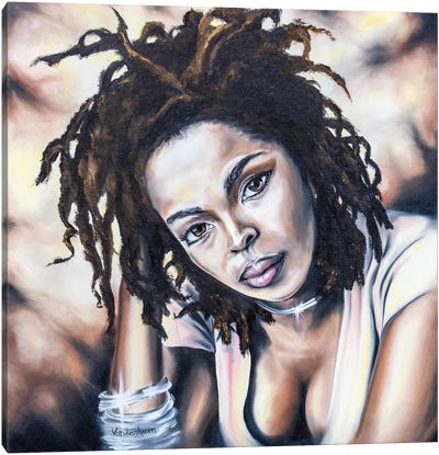 Lauryn Hill - Ready Or Not Canvas Art Print - R&B & Soul Music Art